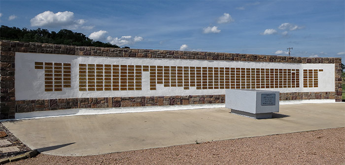 Camp Holloway Memorial Wall